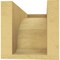 Ekena Millwork 5"W x 10"D x 5"H Wide Legacy Rough Cedar Woodgrain TimberThane Corbel, Primed Tan CORUR05X10X05LGYRCPR - alternate 4